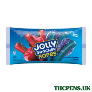 JOLLY RANCHER Ropes Blue Raspberry and Cherry Flavored Candy Bag, 10 oz