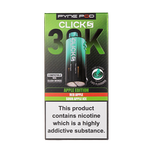 Apple Edition Click S 30K Prefilled Pods by Pyne Pod