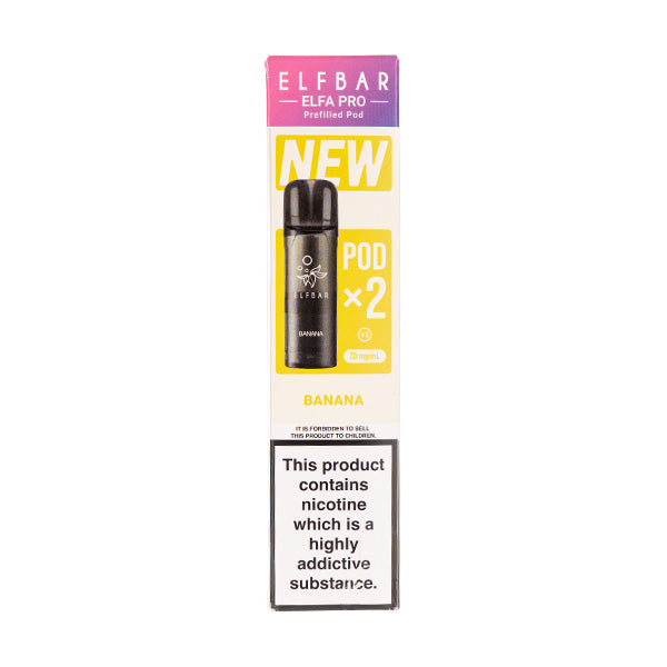 Banana Elfa Pro V2 Prefilled Pods by Elf Bar