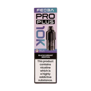 Blackcurrant Menthol Plus 10K Prefilled Pod + Refill by Feoba