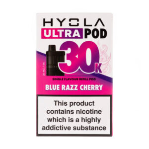 Blue Razz Cherry Ultra 30k Prefilled Pods by Hyola