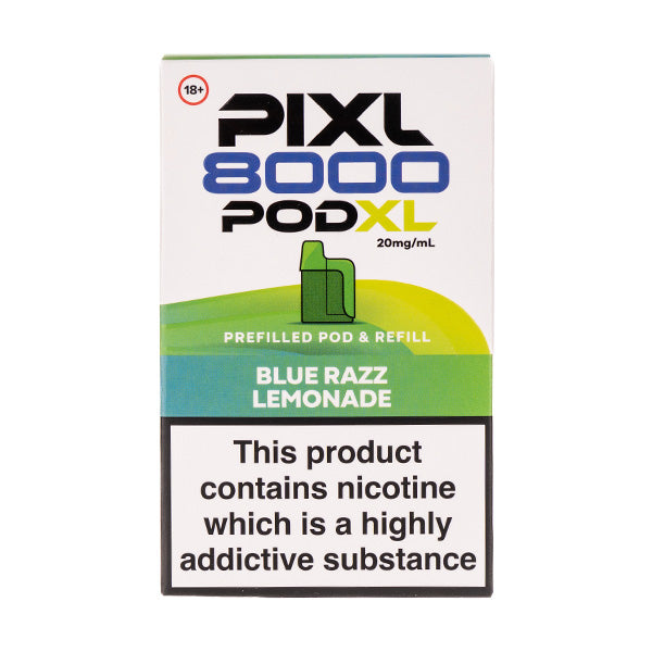 Blue Razz Lemonade Pixl 8000 Prefilled Pod + Refill by Pixl