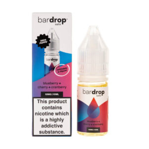 Blueberry Cherry Cranberry Nic Salt E-Liquid by Bar Drop