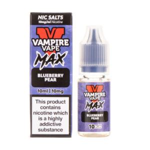 Blueberry Pear Nic Salt E-Liquid by Vampire Vape Max