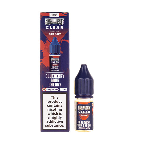 Blueberry Sour Cherry Nic Salt E-Liquid by Seriously Clear