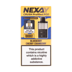 Blueberry Cherry Cranberry Crush 10K Prefilled Pod + Refill by Nexay