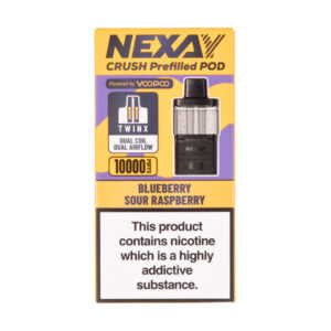 Blueberry Sour Raspberry Crush 10K Prefilled Pod + Refill by Nexay