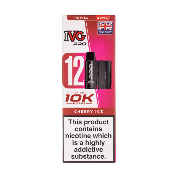 Cherry Ice Pro 12 Prefilled Pod + Refill by IVG