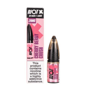 Cherry Berry Crush Nic Salt E-Liquid by Riot X