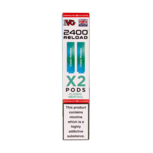 Classic Menthol IVG 2400 Reload Replacement Pods - 2 Pack