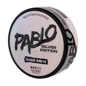 Cold Mint Silver Edition Nicotine Pouches by Pablo