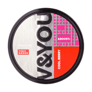 Cool Berry &Boost+ Nicotine Pouches by V&YOU