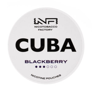 Blackberry Nicotine Pouches by Cuba White