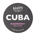 Raspberry Nicotine Pouches by Cuba Black
