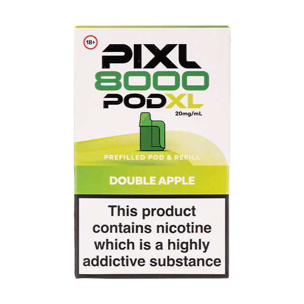 Double Apple Pixl 8000 Prefilled Pod + Refill by Pixl