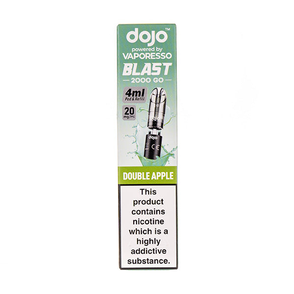 Double Apple Dojo Blast 2000 Go Prefilled Pod + Refill by Vaporesso