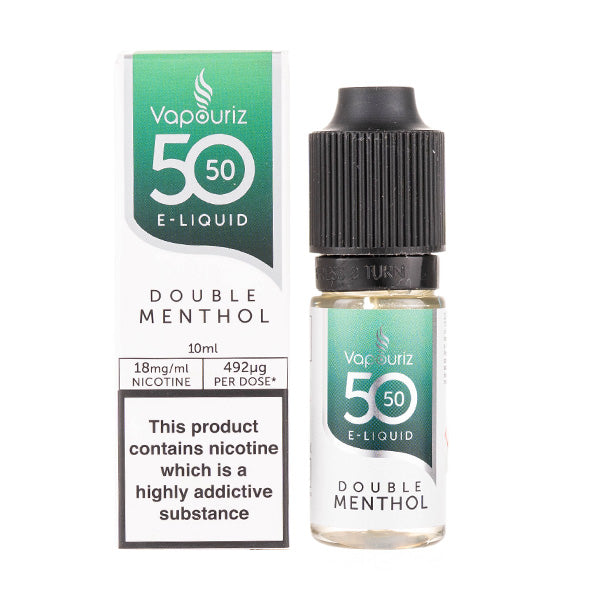 Double Menthol 50/50 E-Liquid by Vapouriz