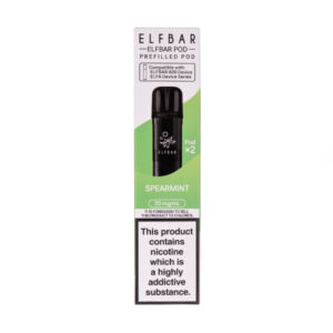 Spearmint Elf Bar 600 Prefilled Pods