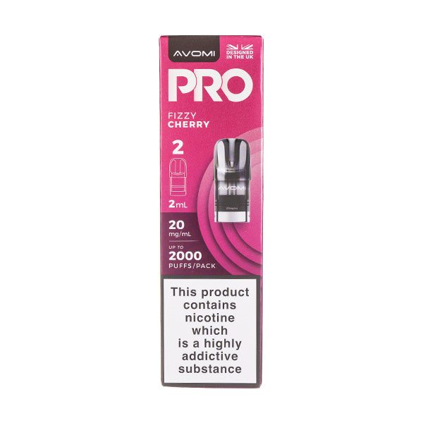Fizzy Cherry Pro Prefilled Pods by Avomi