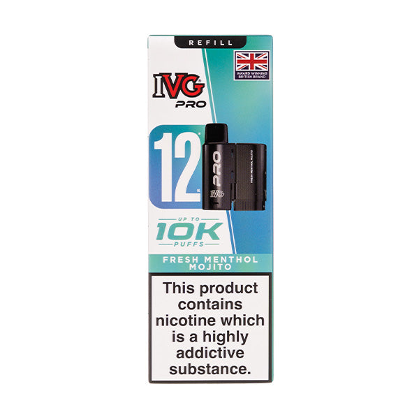 Fresh Menthol Mojito Pro 12 Prefilled Pod + Refill by IVG