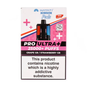 Grape GB/Strawberry GB Pro Ultra Plus 25k Prefilled Pod + Refill by Hayati