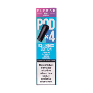 Ice Drink Edition 4 in 1 Prefilled Pods by Elf Bar - 4 Pods