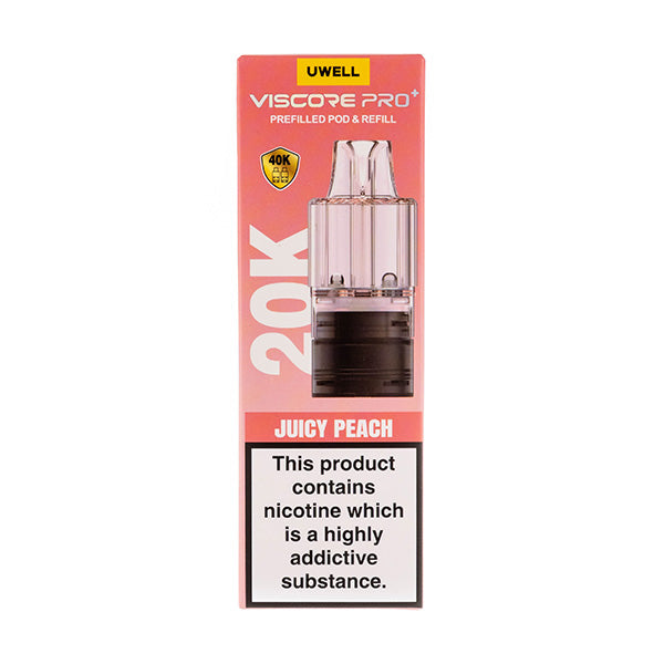 Juicy Peach Viscore Pro Plus Prefilled Pods by UWELL