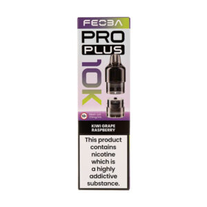 Kiwi Grape Raspberry Plus 10K Prefilled Pod + Refill by Feoba