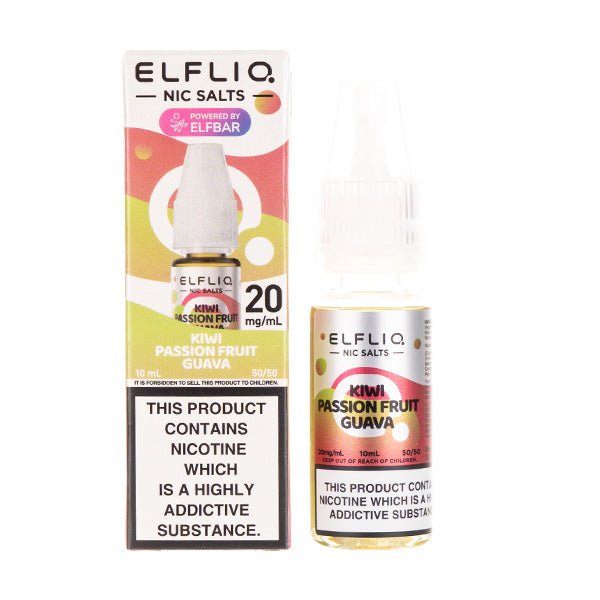 Kiwi Passionfruit Guava Nic Salt E-Liquid by Elf Bar ELFLIQ