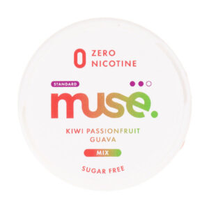 Kiwi Passionfruit Guava Zero Nicotine Pouches by Muse