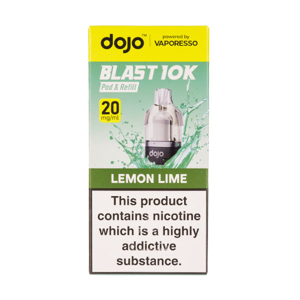 Lemon Lime Dojo Blast 10K Prefilled Pod + Refill by Vaporesso