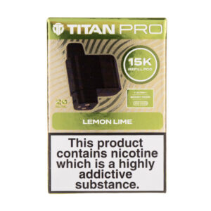 Lemon Lime Pro 15K Prefilled Pod + Refill by Titan