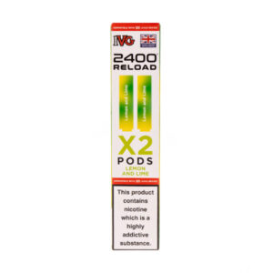Lemon & Lime IVG 2400 Reload Replacement Pods - 2 Pack