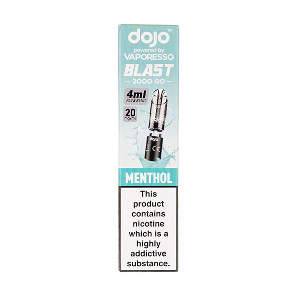 Menthol Dojo Blast 2000 Go Prefilled Pod + Refill by Vaporesso