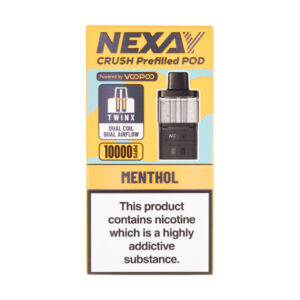 Menthol Crush 10K Prefilled Pod + Refill by Nexay