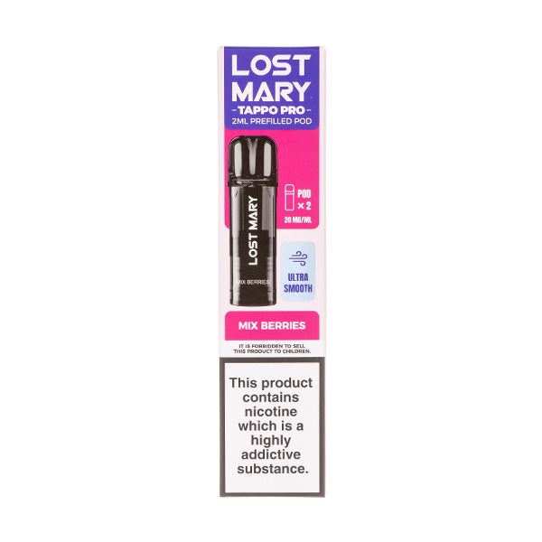Mixed Berries Tappo Prefilled Pods by Lost Mary
