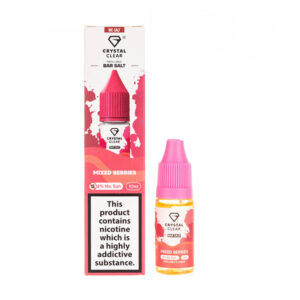 Mixed Berries Nic Salt E-Liquid by Crystal Clear