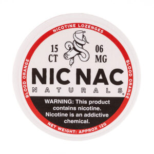 Blood Orange Nicotine Lozenges by Nic Nac Naturals