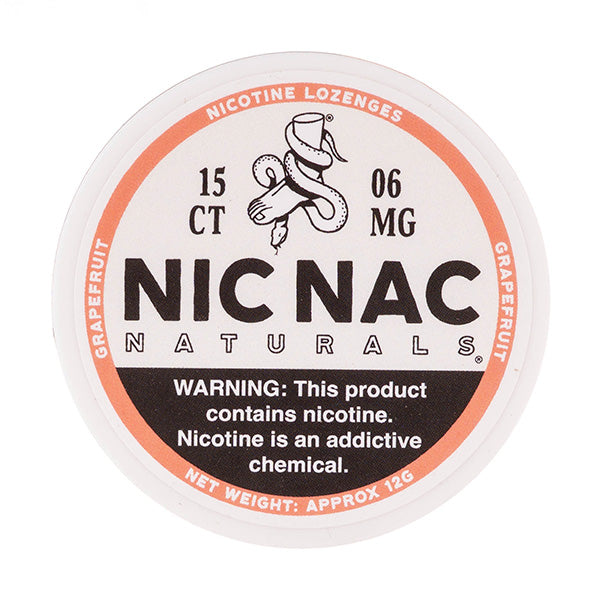 Grapefruit Nicotine Lozenges by Nic Nac Naturals