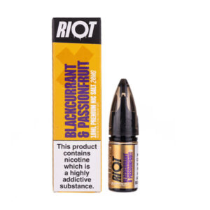 Blackcurrant Passionfruit Nic Salt E-Liquid by Riot X