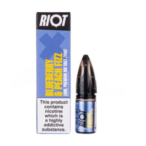 Blueberry Peach Fizz Nic Salt E-Liquid by Riot X