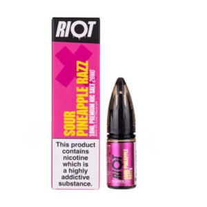 Sour Pineapple Razz Nic Salt E-Liquid by Riot X