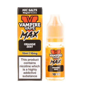 Orange Zest Nic Salt E-Liquid by Vampire Vape Max