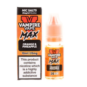 Orange & Pineapple Nic Salt E-Liquid by Vampire Vape Max