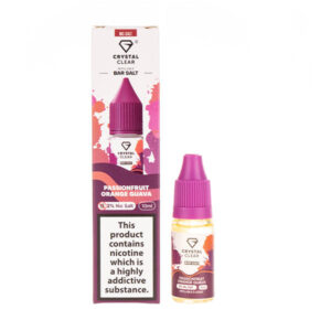 Passionfruit Orange Guava Nic Salt E-Liquid by Crystal Clear