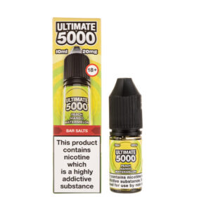Peach Mango Watermelon Nic Salt E-Liquid by Ultimate 5000 Bar Salt