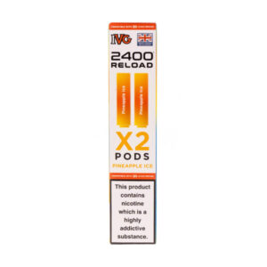 Pineapple Ice IVG 2400 Reload Replacement Pods - 2 Pack