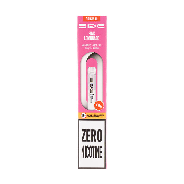 Pink Lemonade Crystal Bar 600 Zero Nicotine Prefilled Pods by SKE