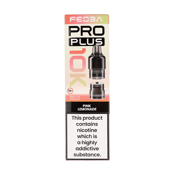 Pink Lemonade Plus 10K Prefilled Pod + Refill by Feoba