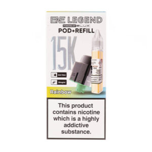Rainbow ENE Legend 15K Prefilled Pod + Refill by Elux